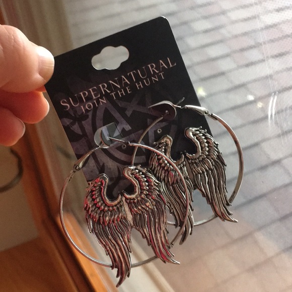 Warner Bros. Jewelry - 🛑 Sold 🛑 Brand New Supernatural Hoop Earrings